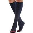 thumbnail image 6 of Lian LifeStyle Women's 1 Pairs Awesome, Breathable, Fancy and Cozy Knee High Cotton Boot Socks HR158212Size 6-9 Navy1p6, 6 of 6