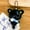 Style D, variant on Little Black Cat Pendant Cartoon Plush Kitten Doll Charms With Beaded Chain Cuddly Cute Black Kitten Keychain For Boys Girls Gifts