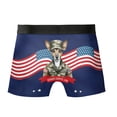 thumbnail image 2 of Happy Father's Day Honoring Veterans Toy Fox Terrier in Army Uniform All Over Print Boxer Briefs Underwear for Men Dad Dog Lover - 13007, 2 of 6