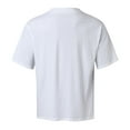 thumbnail image 6 of Men's Loose Trend Fitness Sports V Neck Half Sleeve T-Shirt, 6 of 6