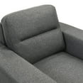 thumbnail image 3 of New Classic Furniture Vale Polyester Fabric Upholstered Arm Chair in Gray, 3 of 7