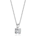 thumbnail image 2 of Collier Pendentif en Argent Sterling à Zircon Cubique Rond, 18 Pouces, 2 of 7