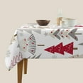thumbnail image 4 of Spring Tablecloth Square 60x60 Inch,Sage Green Wild Flowers Table Cloth,Stain Resistance Polyester Seasonal Summer Floral Table Covers for Kitchen Dining,Small Tablecloth for Parties Picnic, 4 of 6
