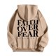 thumbnail image 4 of MHFRRA Sudadera con Capucha para Hombre, Holgada, de Manga Larga, con Estampados Delanteros y Traseros, para Uso Diario Informal En Otoño E Invierno Caqui, 4 of 5