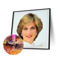 thumbnail image 2 of Diamante Pintura Taladro Princesa Diana Diamante de imitación Redondo completo para la decoración de la habitación FLhrweasw Nuevo, 2 of 9