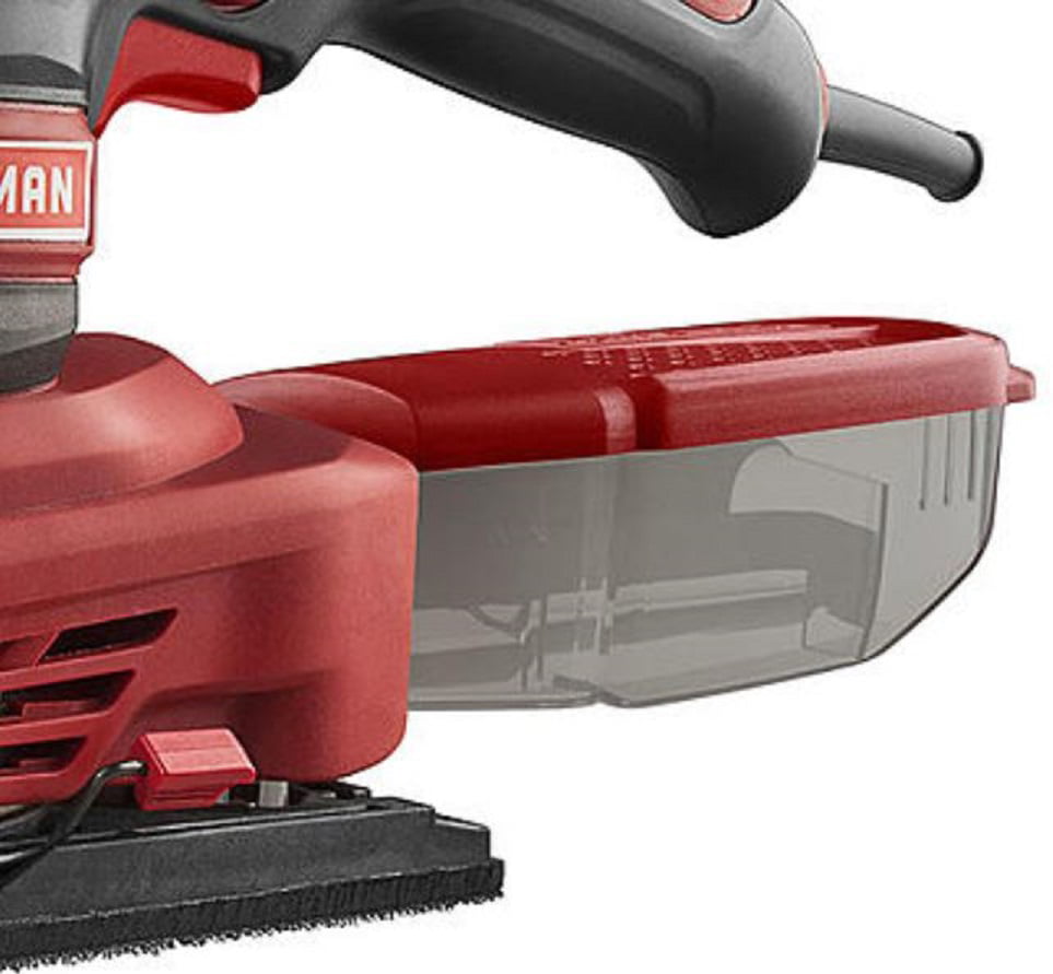 Craftsman Sheet Sander 1/3 2.5 Amp Corded Electric with Dust Collector  Vibra Shield Grip 2315