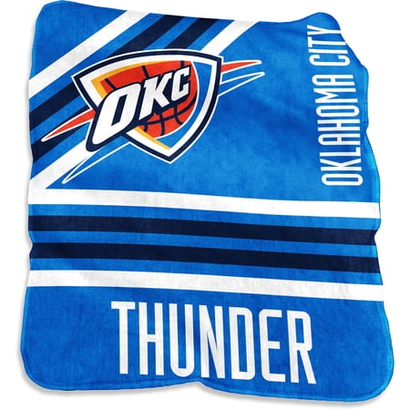 Oklahoma City Thunder 50 x 60 Plush Raschel Throw Blanket