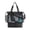 color, variant on Women Summer Beach Shoulder Bag with Cooler Top Zipper Double-layer Large Totes Foldable Multi-pocket Mesh Swim Pool Bags Swim Cruise Pool Handbags (Blue)