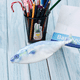 thumbnail image 5 of Bolsa de papelería para estudiantes de gran capacidad con forma de pez, bolsa de lápices simple y divertida MFZFUKR CPB-US-XD142-3, 5 of 5