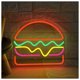 thumbnail image 4 of Letrero De Neón Hamburguesas Para Comida Rápida. LED Decorativo Pared Para . Bienvenido A La Inauguración Tu Sala Juegos, Dormitorio 40cm, 4 of 8