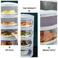 thumbnail image 2 of Couvercles Boîte de Rangement Empilable pour Vaisselle Pot de Garde-Manger Comptoir Support de Bouteille Assaisonnement Bol Assiette de Service, 2 of 7
