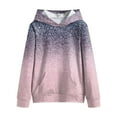thumbnail image 5 of Gibobby Hoodies for Teen Girls Casual Fashion Gradient Oversized Long Sleeve Hooded Sweatshirt Kids Cozy Pullover Tops with Pockets(Light Pink,5-6 Years), 5 of 6