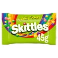 thumbnail image 2 of Skittles Vegan Chewy Crazy Sour Sweets Fruit Flavoured Bag 45g (pack of 36), 2 of 2