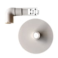thumbnail image 4 of Mosiee 1Pc Swimming Pool Replacement Elbow Plate Low Profile Skimmer Vac Adaptor White, 4 of 8