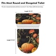 thumbnail image 2 of HELLHERO Holiday Dressing Black Cat Toilet Top Cover of 2 Pieces Pumpkin Adjustable Lid Cover Set for Toilet Washable and Reusable Household, 2 of 5