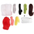 thumbnail image 3 of Kit de Fieltro con Aguja Sincero DIY Juego de Materiales de Juguetes de Gato, 3 of 9