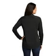 thumbnail image 2 of Port Authority Adult Female Women Plain Long Sleeves Tunic Black Medium, 2 of 4