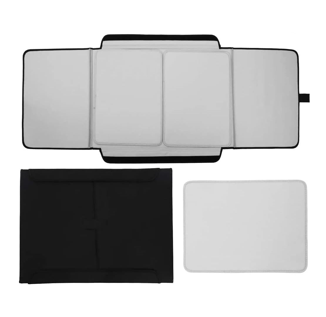 Tradeopia Black Portable Jigsaw Puzzle Storage Case for up to 1000 Pieces, with Sorting Trays & Detachable Board