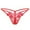 Red, variant on Charmgo Thongs for Women Clearance, Women Hollow Embroidered Panties Low Waist Thong Side Open Stretch Panties Womens Underwear, G String Thongs for Women Hot Pink