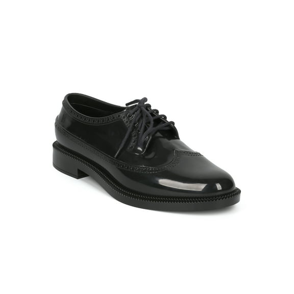 New Women Melissa Classic Brogue PVC Lace Up Spectator Loafer