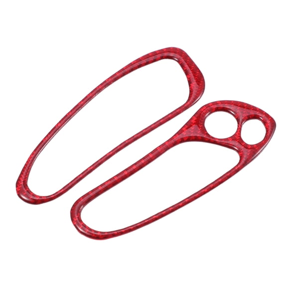 Unique Bargains Auto Speedometer Side Button Switch Cover Trim for Chevy Corvette C5 1998-2004 Red (Set of 2)