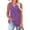 *Purple, variant on VBVC Women's Plus Floral Button Front Henley Tank Top,Ladies Sleeveless Square Neck Pleated Blouse,Loose Fit Summer Tunic Top For Women,Pink,XL-5XL