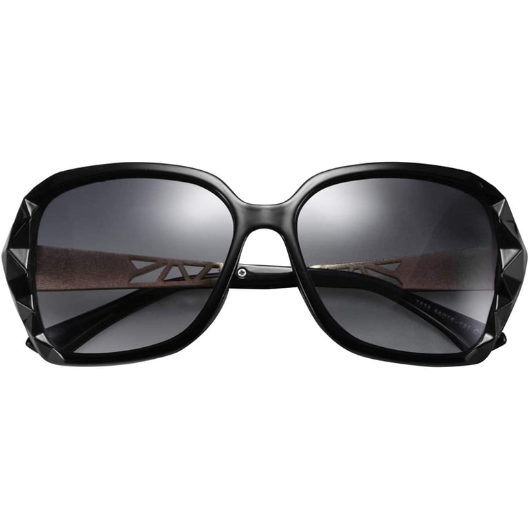FEISEDY, Women Square Sunglasses, B2289, Sparkling Composite  display picture 1