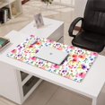thumbnail image 3 of Long Mouse Pads for Desk,Pioneer Flower Floral Print Pattern Desk Mats on Top Of Desks, Desk Mouse Pad Extra Large with 3mm Non-Slip Base and Stitched Edge for Gaming,Office,Work,Home 31.5"x15.7", 3 of 6