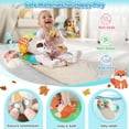 thumbnail image 5 of Tummy Time Mat - 4 in 1 Cozy Tummy Time & Seated Support Pillow, Sitting Support for Newborn 0-12 Months, Infant Baby Sit Me Up Floor Seat Early Sensory Development Gifts Tummy Time Play Toys, 5 of 13