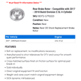thumbnail image 2 of Rear Brake Rotor - Compatible with 2017 - 2018 Buick Envision 2.5L 4-Cylinder - Power Stop, 2 of 2