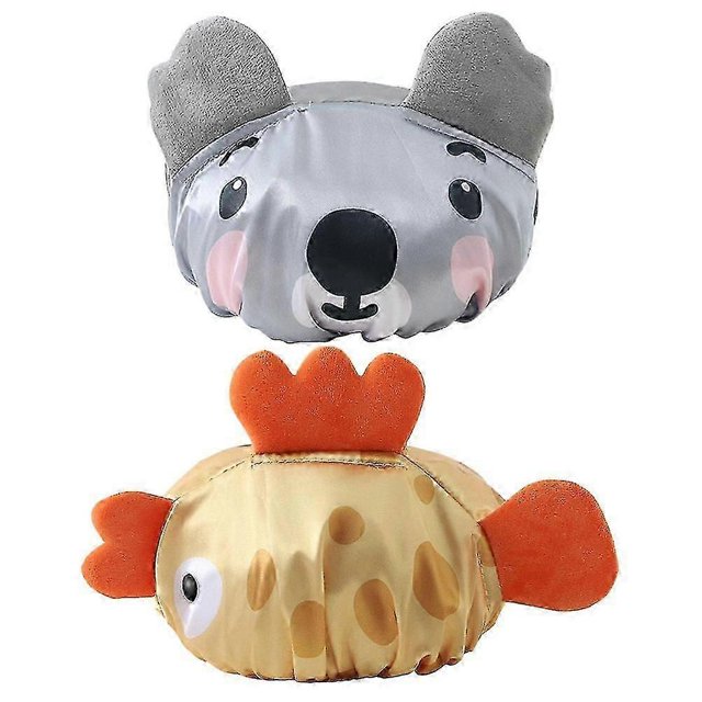2pcs Kids Shower Hat Kids Bathing Hat Washable Bath Caps Kids Bath Supplies Children Hat
