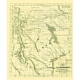 thumbnail image 3 of Doniphan 20x23 Black Modern Framed Museum Art Print Titled - Route thru New Mexico Chihuahua Coahuila Mexico US, 3 of 5
