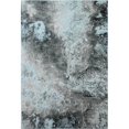 thumbnail image 1 of Bashian A160-GY-2.6X8-PRS112 Amalfi Collection Abstrait Polyester Transitionnel Métier à Tisser Zone Rug&44; Gris - 2 Pi 6 Po x 8 Pi., 1 of 1