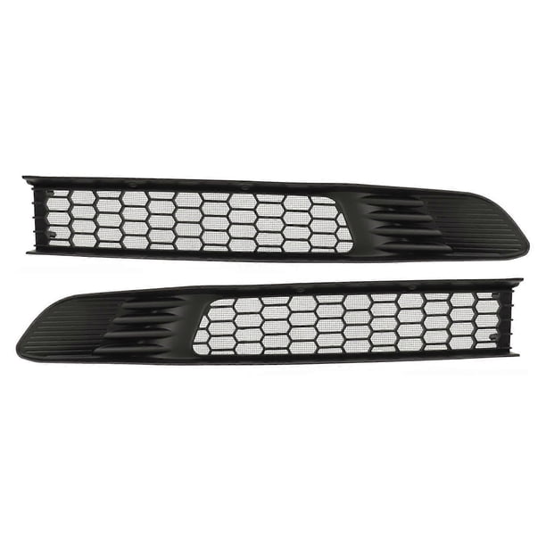 Car Front Bumper Grill Split Type Matte Black Air Intake Grille Cover Replacement for Tesla Model 3 2017 to 2023