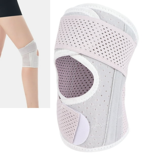 Rodillera Elástica Para Rótula, Cómoda Y Ergonómica, Reforzada, Para Rótula, Fácil De Usar, Ajustable, Duradera Para Senderismo Y Montañismo