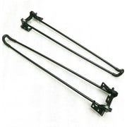 ANQIDI 28.5 Metal Folding Table Legs 4 Pack Black Foldable Hairpin Table Legs
