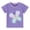 C41 Purple, variant on CONZONE Summer Tops For Girls Short Sleeve Butterfly Graphic Tshirts For Girls Crew Neck Cute Children Tees Size 4-5 Years Purple