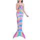 thumbnail image 5 of 3-piece set children girls mermaid tail swimming bikini top swimsuit swimwear-XK6994, 5 of 5