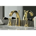 thumbnail image 4 of Kingston Brass KS2972PKL Duchess Widespread Bathroom Faucet with Brass Pop-Up, Polished Brass, 4 of 8