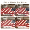thumbnail image 7 of ODIKA 8'x10' Washable Area Rug Non-Shedding, Easy Care, Patriotic Door Striped Motif Border Independence Welcome July Flowing Dynamic for King Size Bedroom Under Bed, Master Suite, 7 of 7