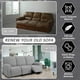 thumbnail image 5 of Fundas para sofá reclinable de 3 plazas ULTICOR, jacquared, gris claro, 5 of 6