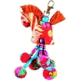 thumbnail image 1 of Porte-clés Boho avec Pompon Licorne Mignon, Porte-Clés Fait Main pour Femmes, Décoration de Sac à Main, 1 of 7