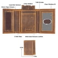 thumbnail image 6 of Men's Trifold Genuine Leather Wallet with RFID Blocking, 6 of 7