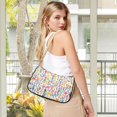 thumbnail image 5 of FORMRS Womens Shoulder Bag with Chain Strap Clutch Purse Cute Tote Handbag, Yellow Wildflower Pattern, 5 of 7