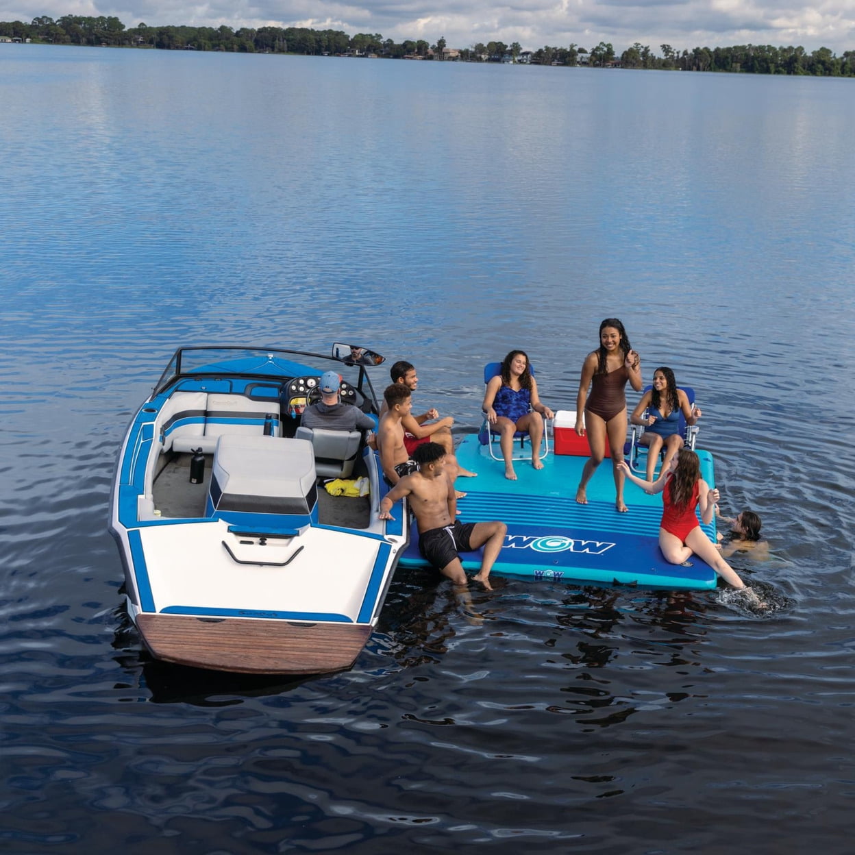 WOW Sports 8'x5'x6" Drop Stitch Vacation Station Dock