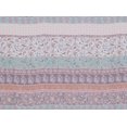 thumbnail image 2 of Zelouf Deco Stripe Printed Yoryu , Sewing, DIY, Crafts Fabric by the Yard, 342 Rose/aqua, 20 Yard, 2 of 2