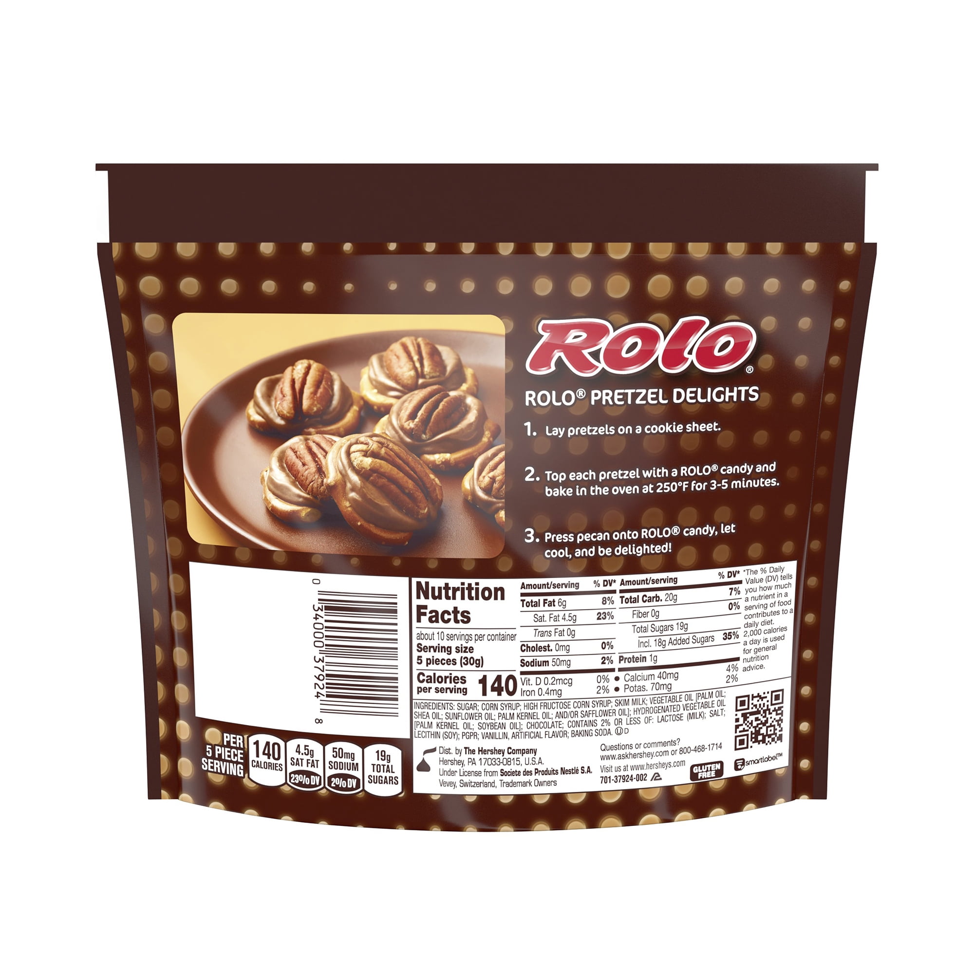 ROLO® Creamy Caramels in Rich Chocolate Candy, 7.6 oz bag