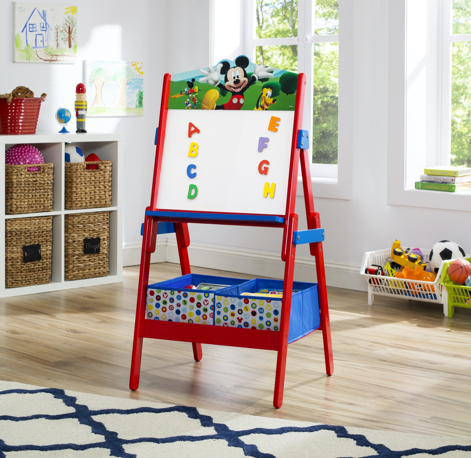 Disney Mickey Mouse Activity Easel with Storage by Delta Children, Greenguard Gold Certified - image 3 of 7