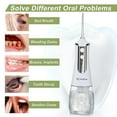 thumbnail image 5 of 5 Modes Oral Irrigator Usb Rechargeable Water Floss Portable Dental Water, 5 of 5