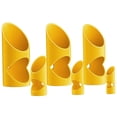 thumbnail image 3 of Herramienta de corte de tubería de espuma de 6 piezas, accesorio de corte de aislamiento, prima para hogares, lugares comerciales, alto rendimiento, Amarillo, 3 of 8